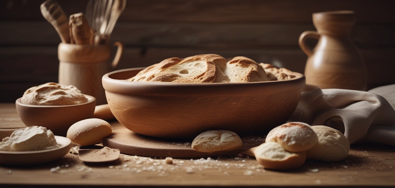 Mixing Bowls in Use