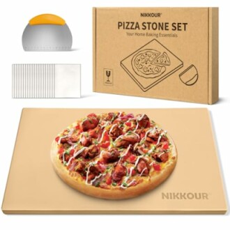 NIKKOUR 22 Inch Pizza Stone