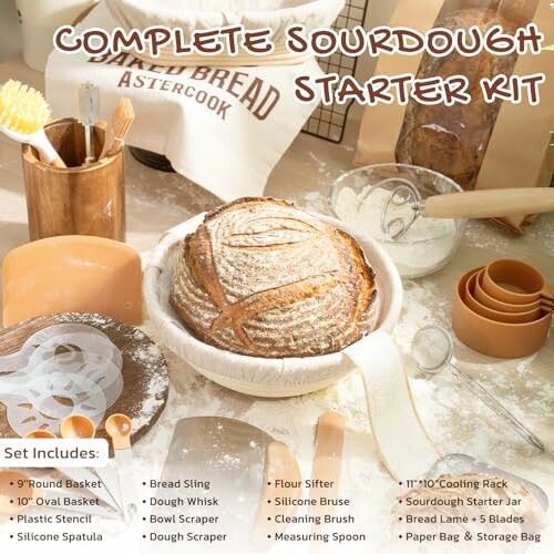 Astercook Sourdough Starter Kit
